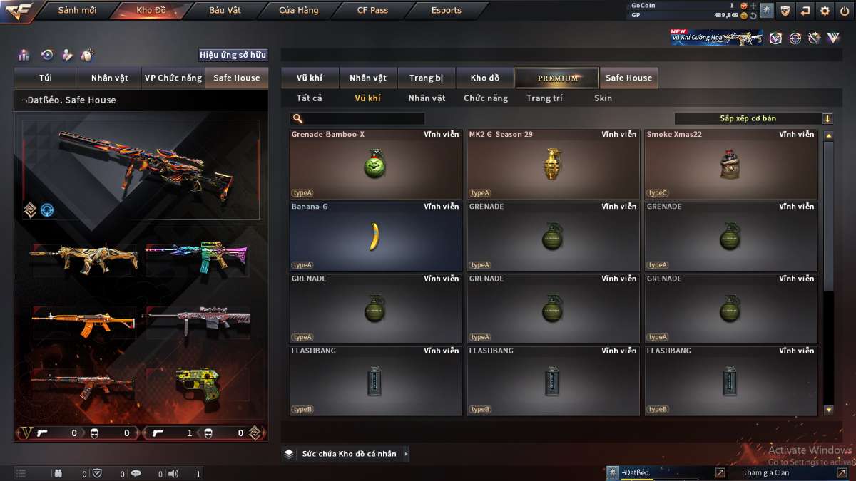 shop acc cf uy tin gia re